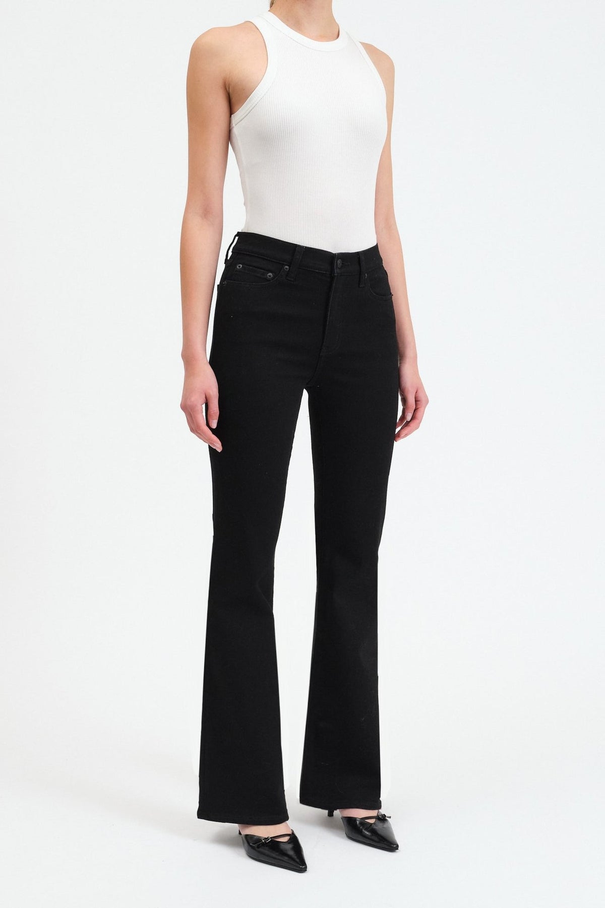 Daze Covergirl Mid Rise Bootcut Jean in After Party