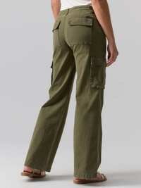 Sanctuary Reissue Cargo Pant in Mossy Green