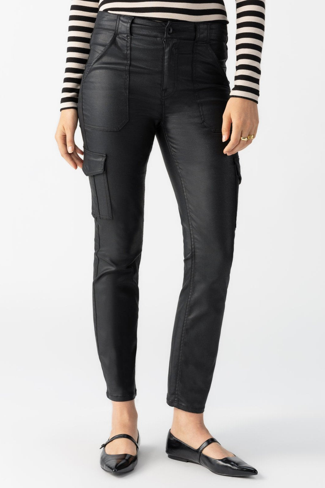 Sanctuary Sculpted Hayden Coated Cargo Pant