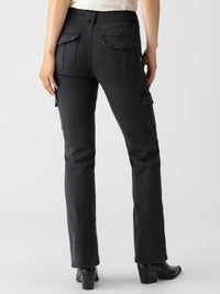 Sanctuary Sculpted Hayden Bootcut Pant in Black