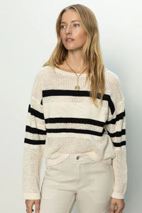 SANCTUARY Sporty Stripe Knit - Size S Available