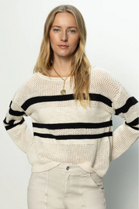 SANCTUARY Sporty Stripe Knit - Size S Available