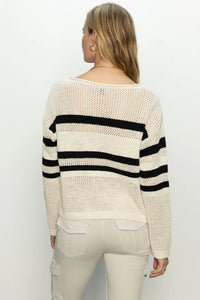 SANCTUARY Sporty Stripe Knit - Size S Available