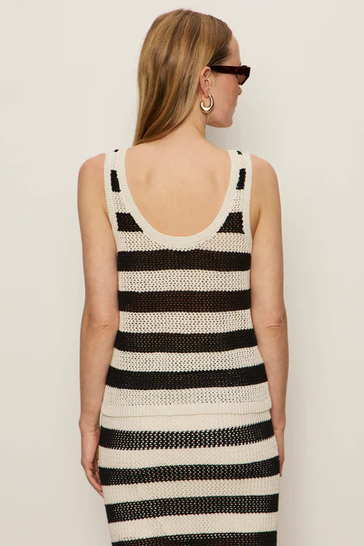 Sanctuary Mesh Stich Shell Top