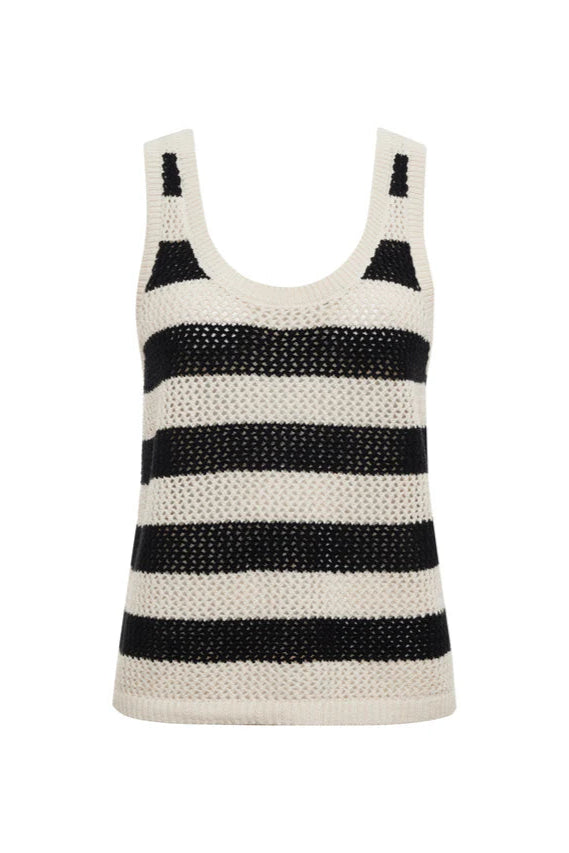 Sanctuary Mesh Stich Shell Top
