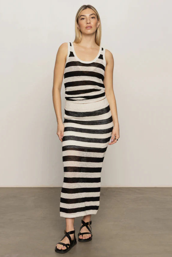 Sanctuary Mesh Stich Shell Top