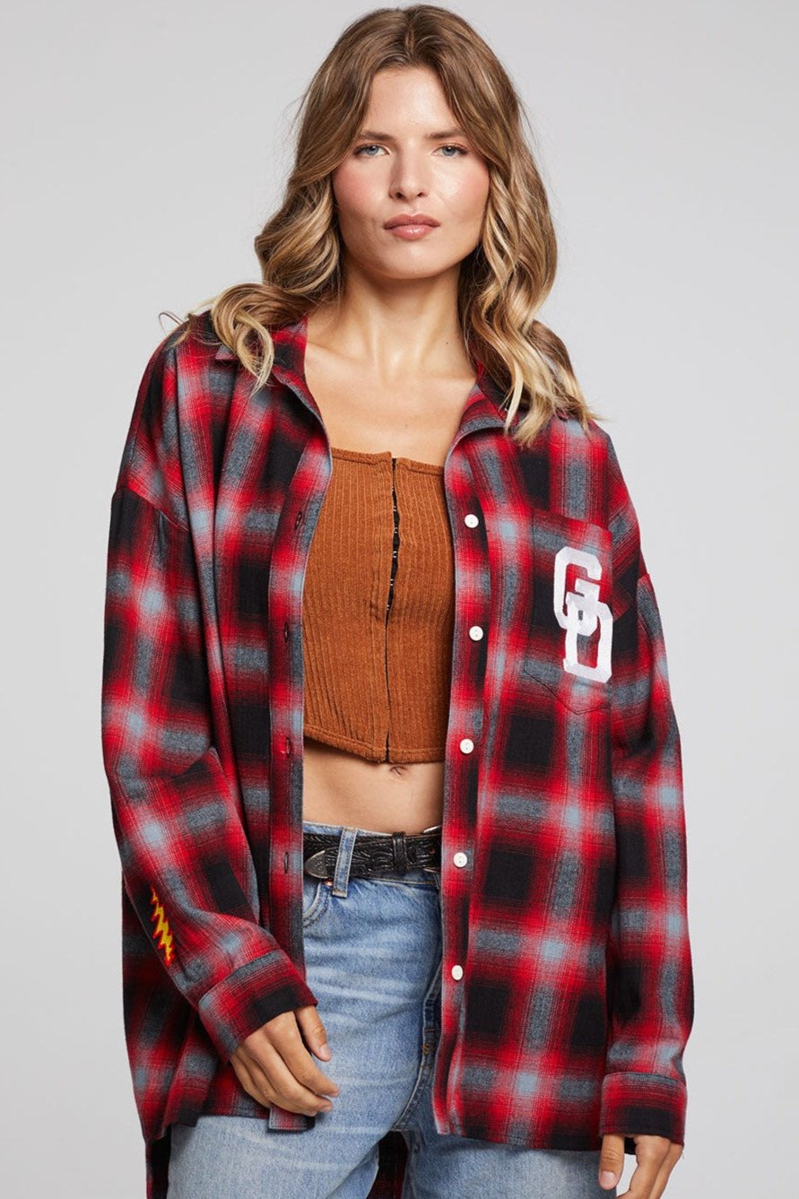 Chaser Grateful Dead Flannel Shirt - Size M Available