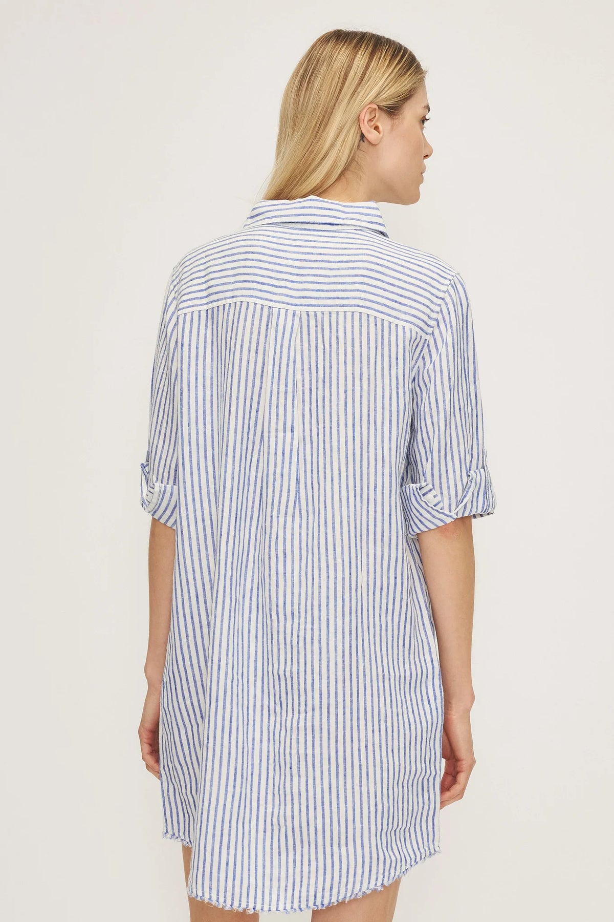 Melissa Nepton Cynthia Striped Linen Dress