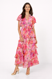 Hale Bob Milena Tiered Long Dress