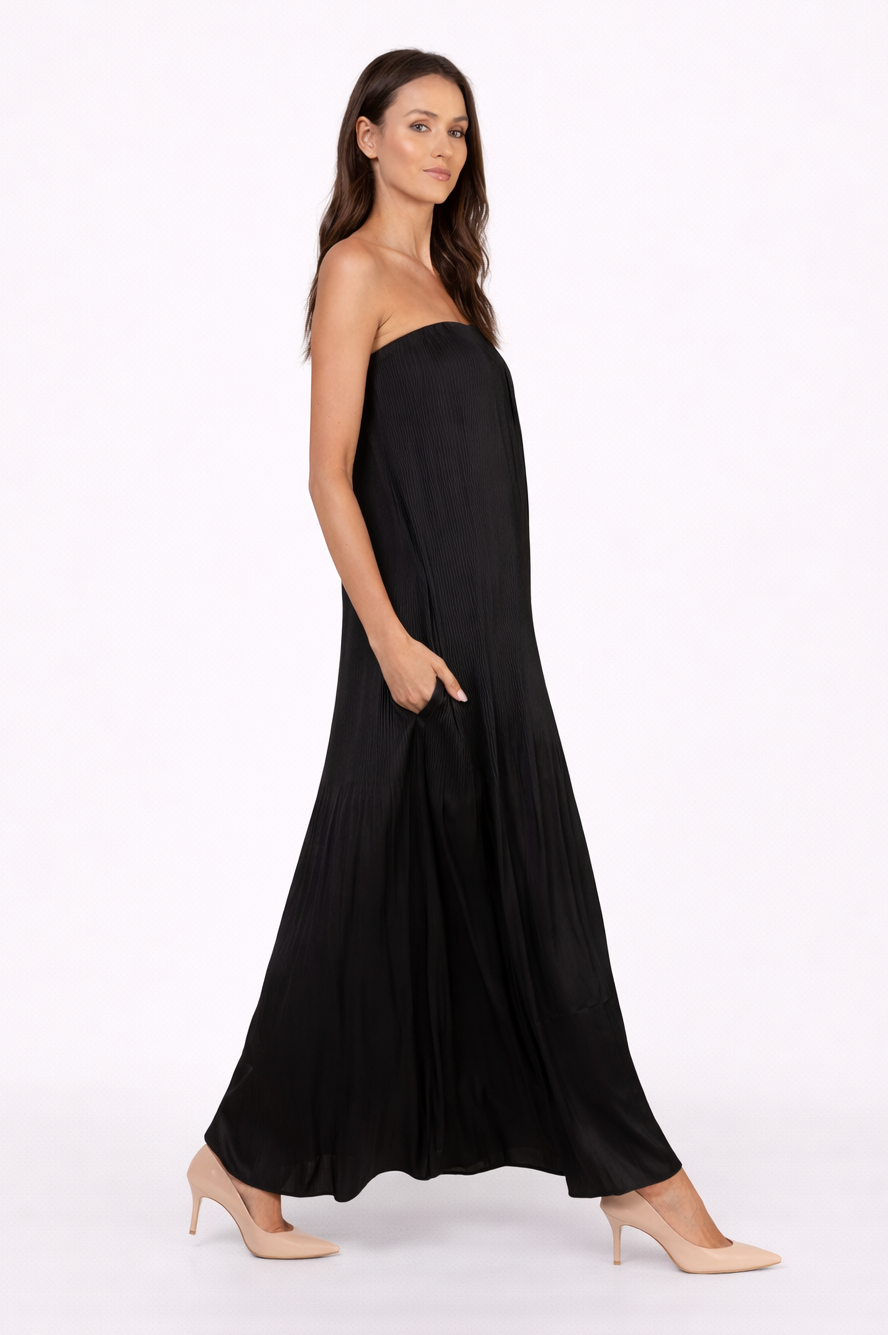 Hale Bob Olympia Solid Strapless Maxi Dress