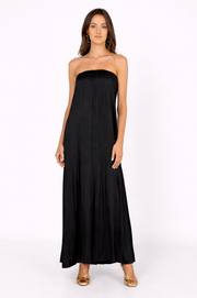 Hale Bob Olympia Solid Strapless Maxi Dress