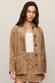 Z Supply Decker Suede Chore Coat