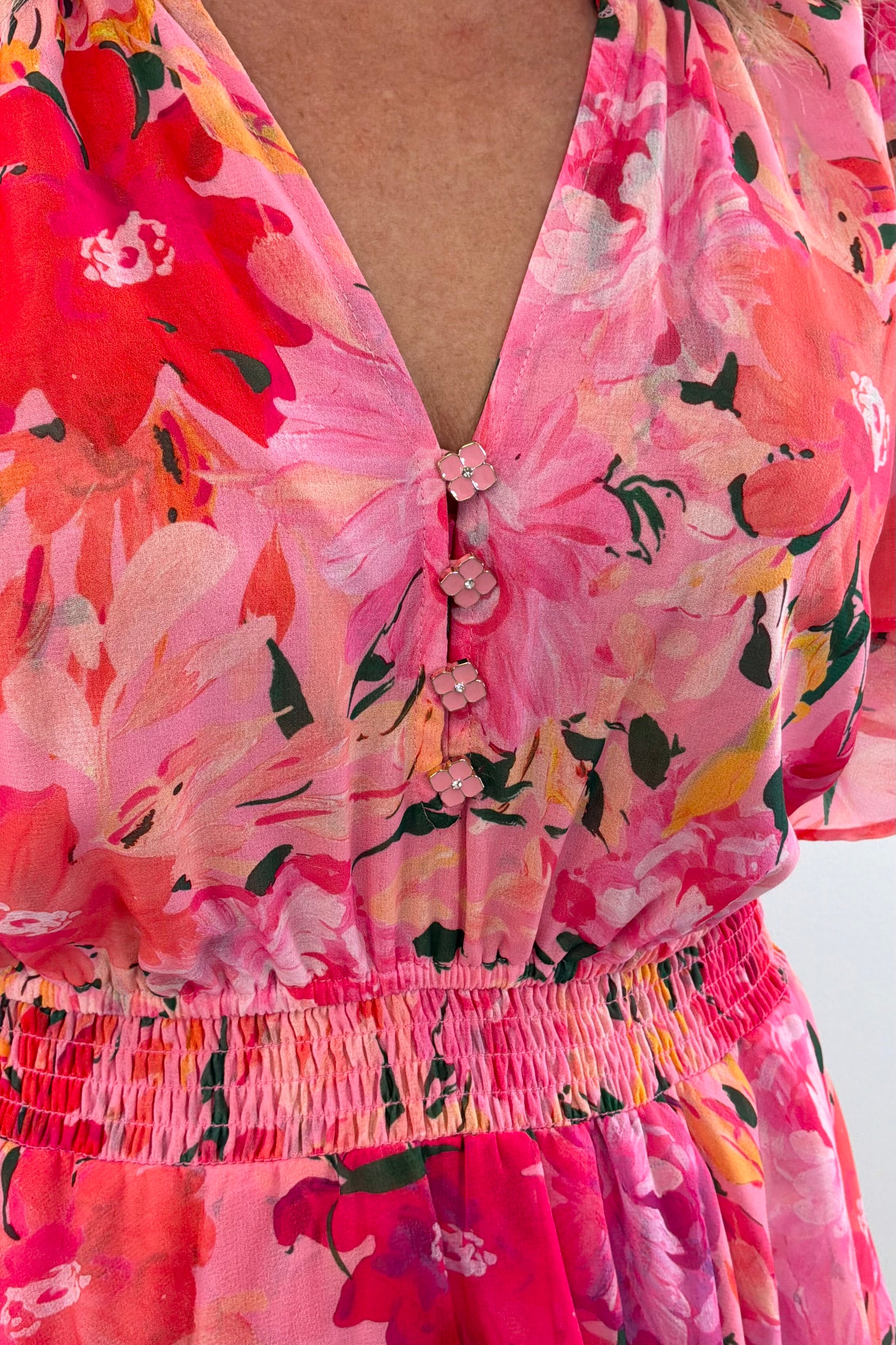 Hale Bob Milena Tiered Long Dress