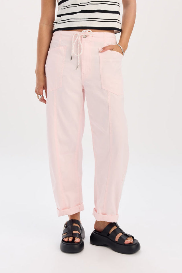 Daze Villa Drawstring Barrel Pant
