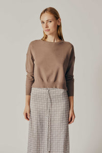 Deluc Polly Sweater in Mink