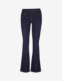 Commando Do It All Mid-Rise Flare Jean in Dark Indigo