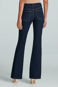 Commando Do It All Mid-Rise Flare Jean in Dark Indigo