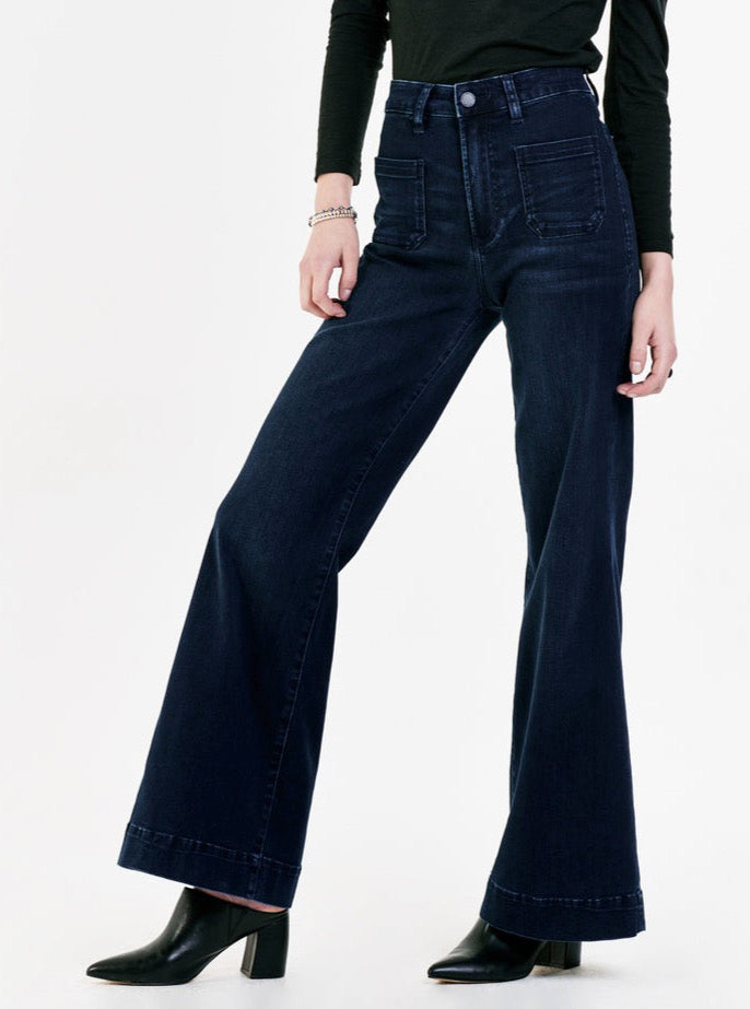 Dear John Fiona Wide Leg Jeans in Confession - Size 28 Available