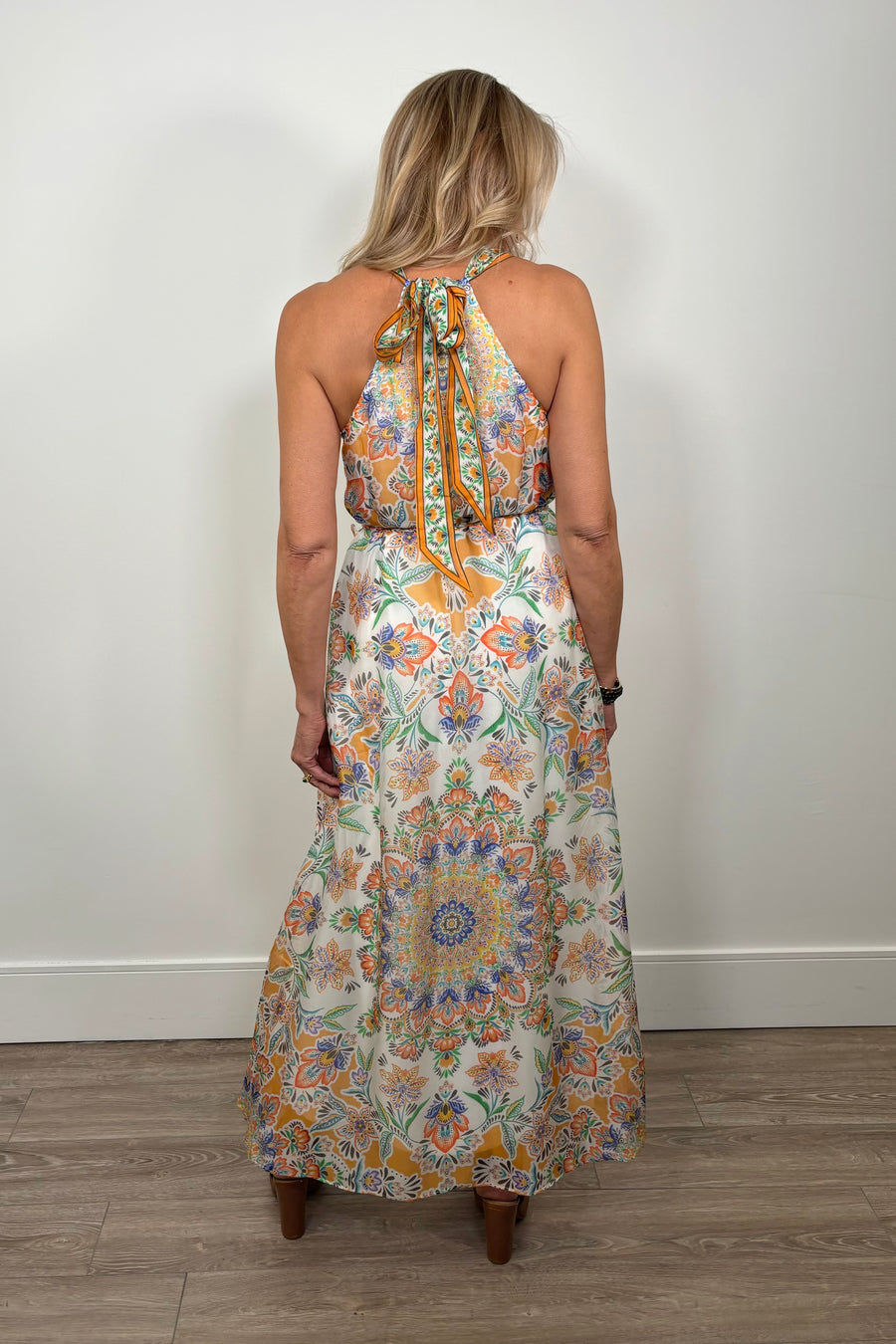 Hale Bob Rivka Chiffon Maxi Dress