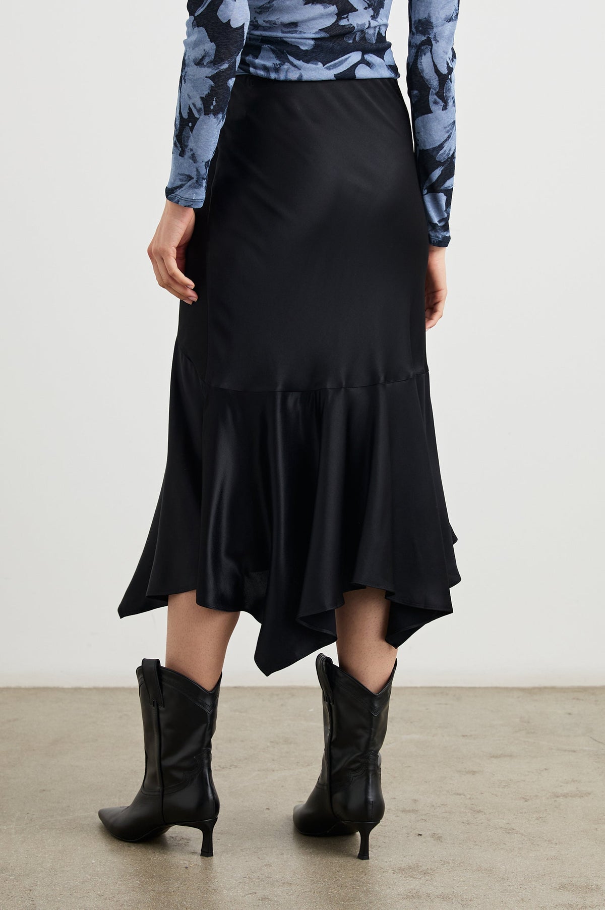 Rails Edwina Satin Skirt