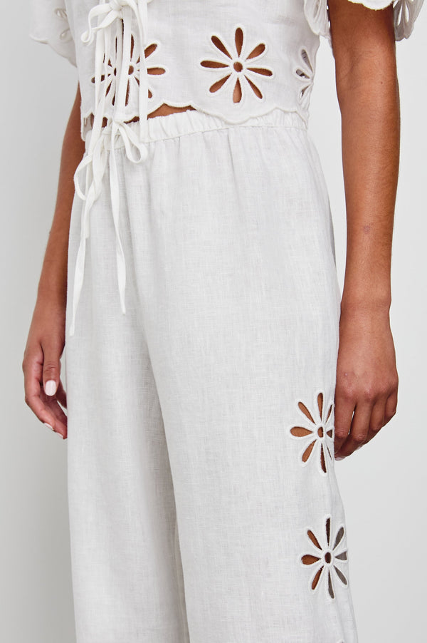 Rails Emmie Linen Eyelet Pant