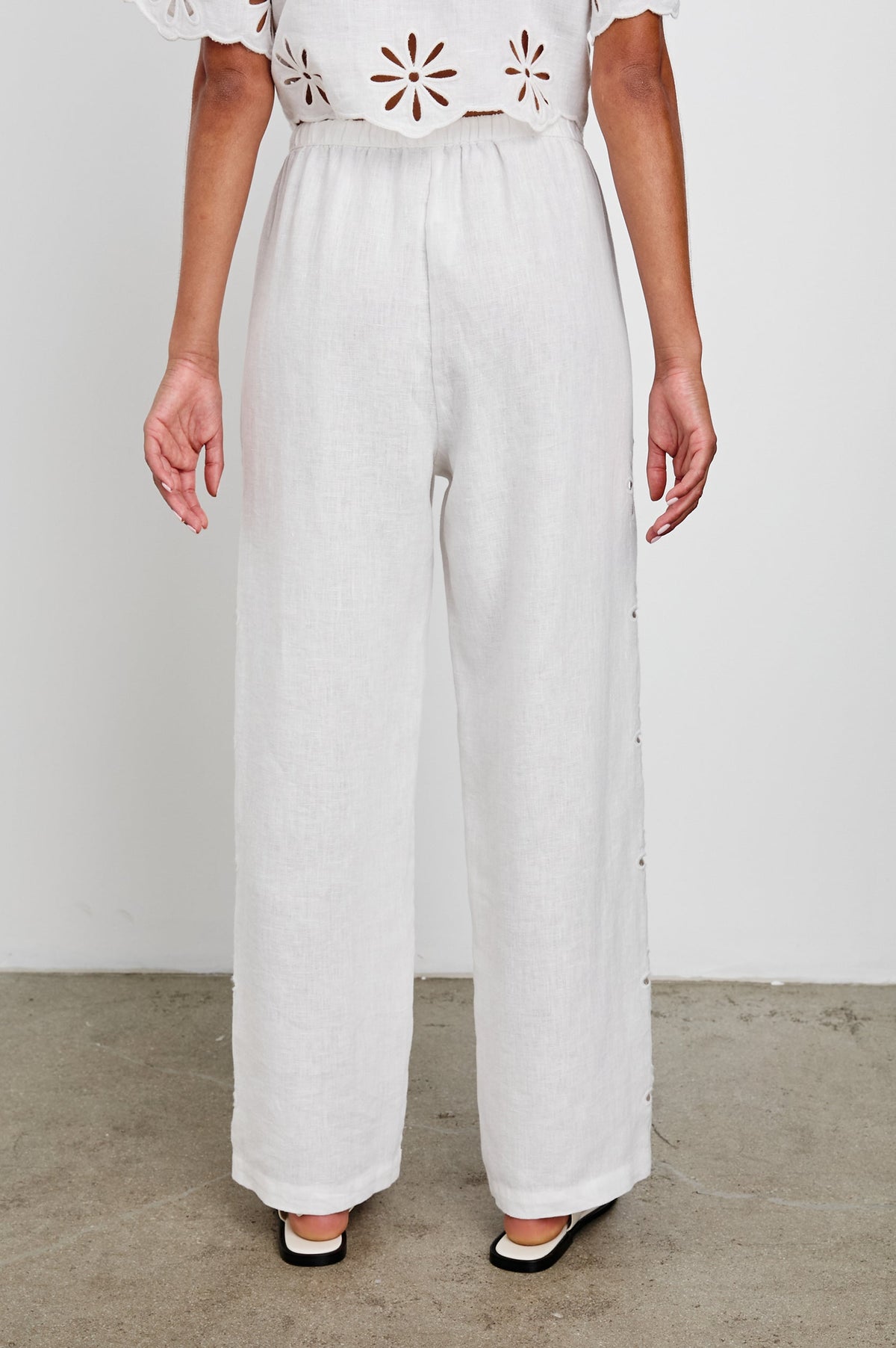 Rails Emmie Linen Eyelet Pant - Size XS Available