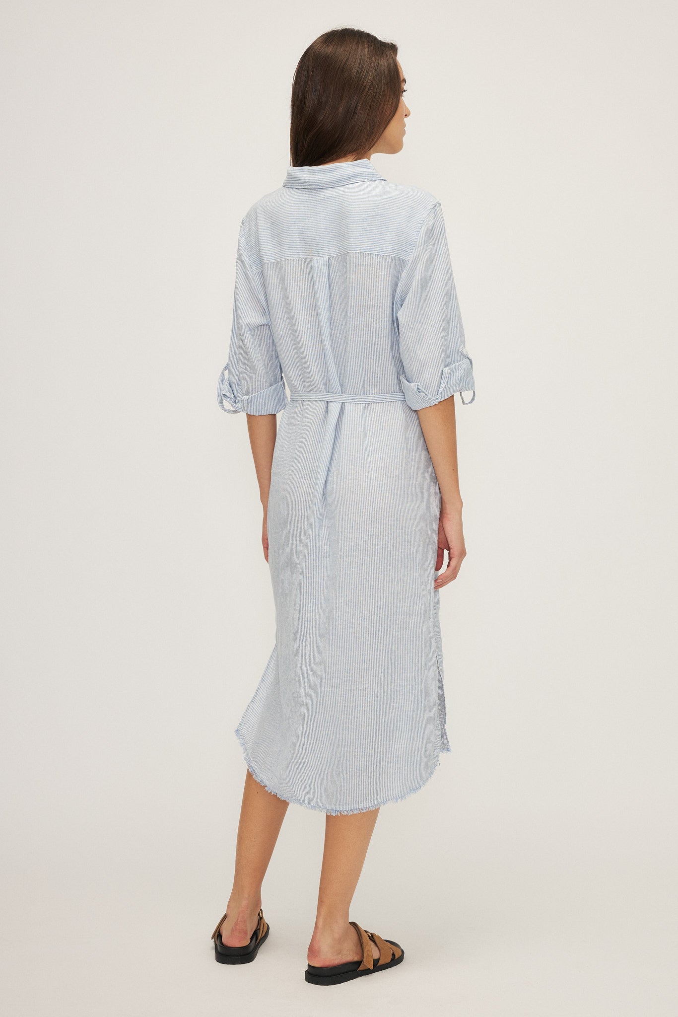 Melissa Nepton Estelle Pin Striped Dress