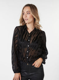 Esqualo Stunner Jacquard Top