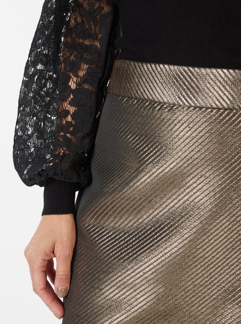 Esqualo Metallic Skirt