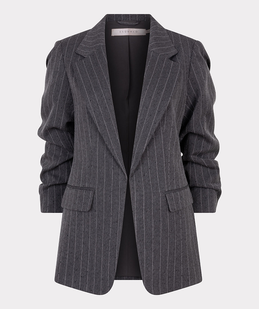 Esqualo Sparkle Pinstripe Blazer