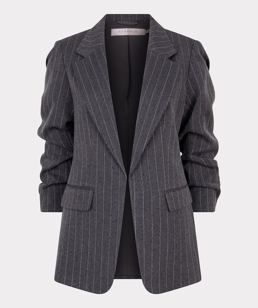 Esqualo Sparkle Pinstripe Blazer