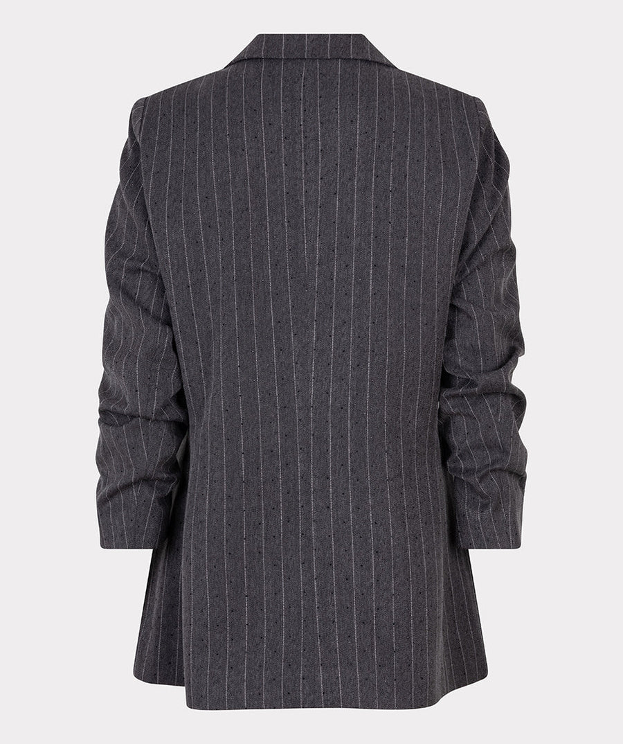 Esqualo Sparkle Pinstripe Blazer