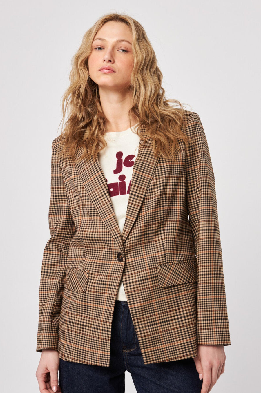 John & Jenn Bentley Plaid Blazer