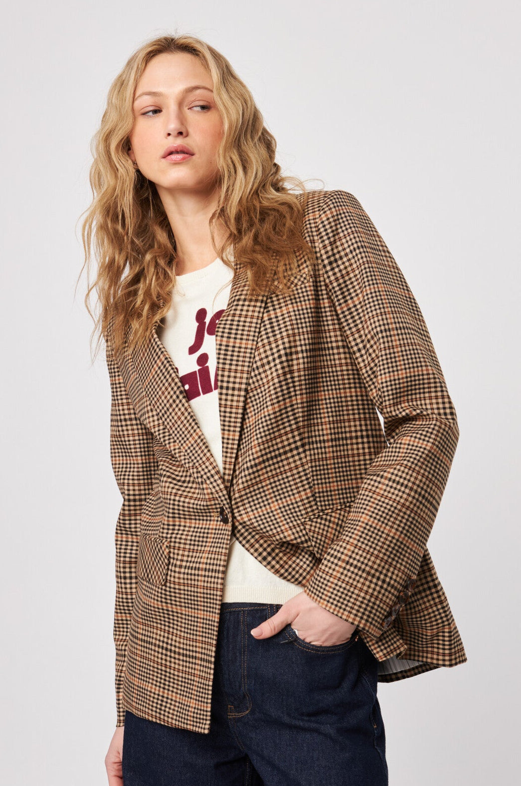 John & Jenn Bentley Plaid Blazer