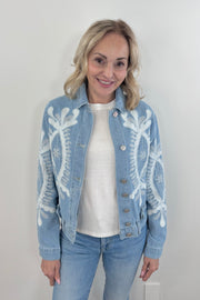 Desigual Border Jean Jacket