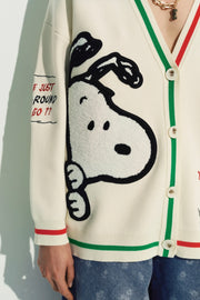 Essential Antwerp Snoopy Oversized Cardigan