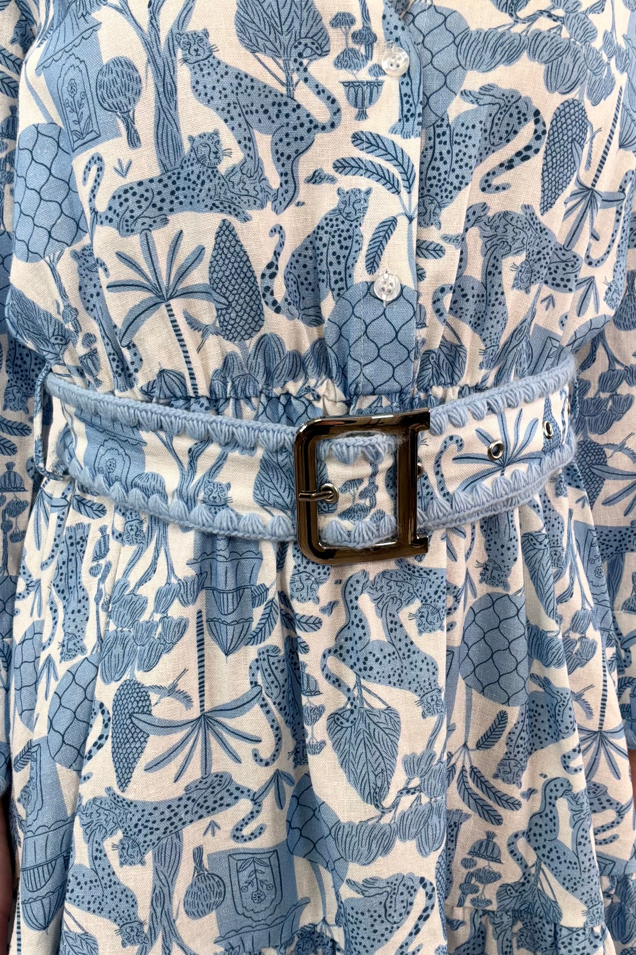 Close up of belt detail