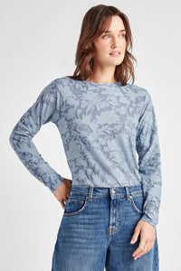 Splendid Cecelia Floral Tee in Peri Winkle