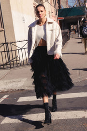 Elan Chanel Inspired Layered Tulle Skirt