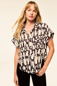 Misa Erin Button Up Top