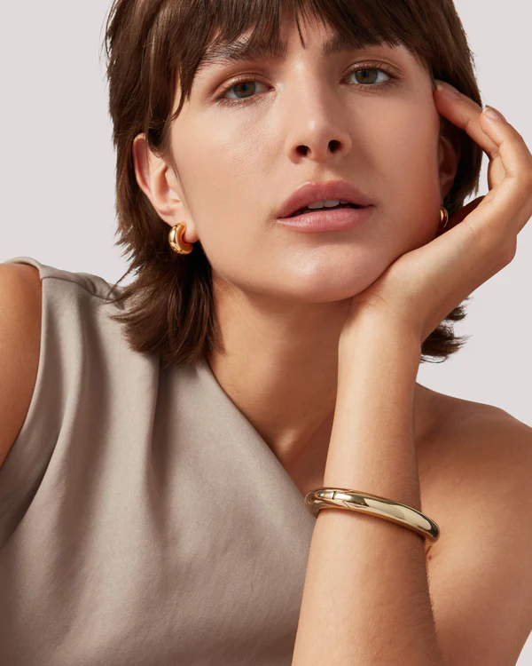 Jenny Bird Gia Mega Bangle in Gold