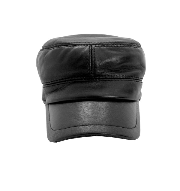 Mitchie's Leather Army Cap