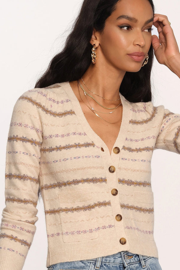 Heartloom Colby Cardi in Cream