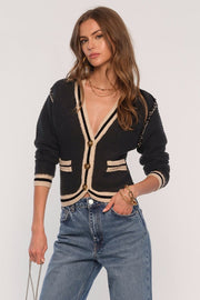 Heartloom Kenya Cardi in Black