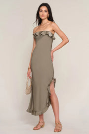 Heartloom Kylah Strapless Ruffle Dress
