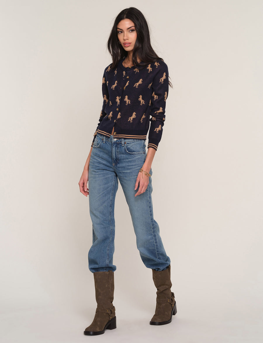 Heartloom Astra Horse Print Cardi