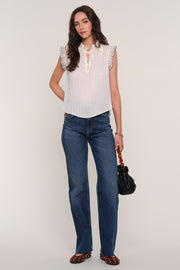 Heartloom Ananda Ruffle Collar Blouse
