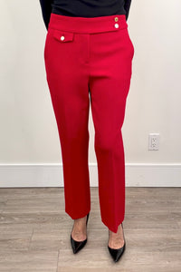 Seductive Inez Doppio Ceramica Pant in Cherry