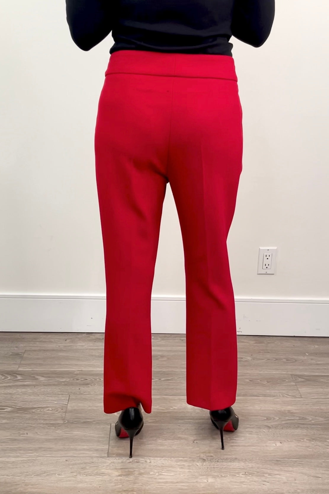 Seductive Inez Doppio Ceramica Pant in Cherry