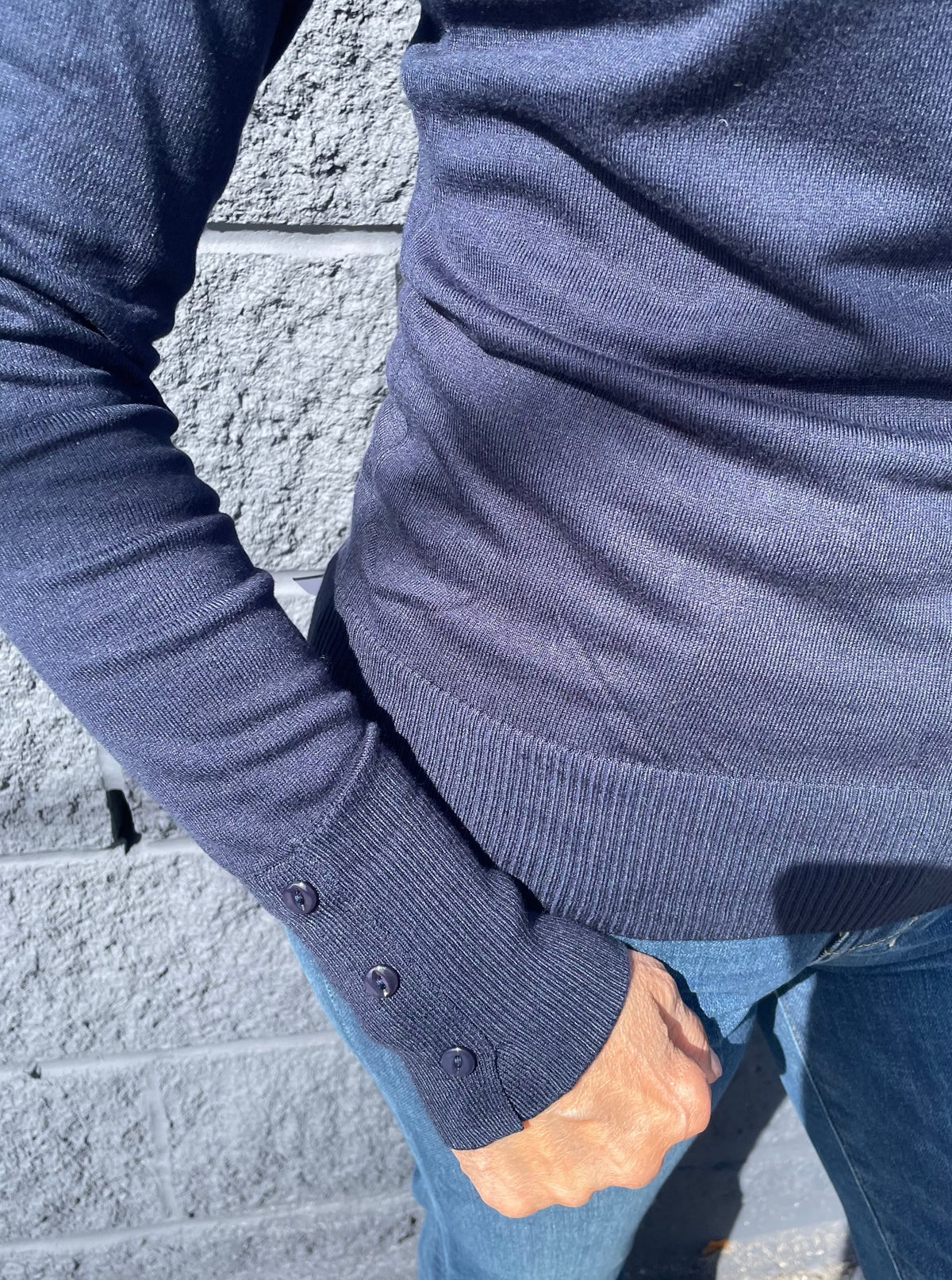 Zilch Bamboo Best Turtleneck in Navy